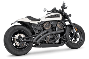 Escape Radical Radius Freedom Performance instalado en motocicleta Harley-Davidson Sportster S