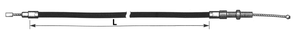 C04 cable de embrague para Harley-Davidson FLT 1979-1982 y FXR 1982