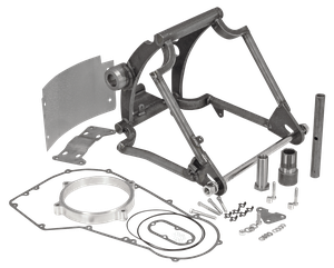 Kit basculante Zodiac Super-Ass instalado en motocicleta Softail modelo 1991-1999