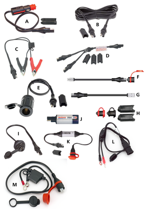Conectores Optimate para batería de motocicleta