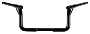 Cargamono Burly Fat King Louie Bagger negro montado en lateral de motocicleta