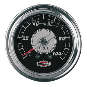 Reloj de presión de aceite para motor Harley-Davidson instalado en el panel