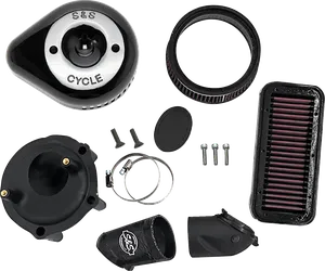 Kit de filtro de aire Stealth con tapa negro