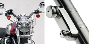 Pantalla desmontable rápida National Cycle Deflector para motocicleta