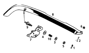 Protector de cadena primaria para motor 45ci
