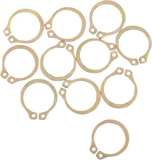Juego de anillos de retención metálicos para recambio de motocicleta
