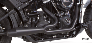 Sistema de escapes Two Brothers Racing Gen II 2 en 1 instalado en motocicleta