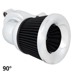 Filtro de aire Velocity Arlen Ness instalado en motocicleta