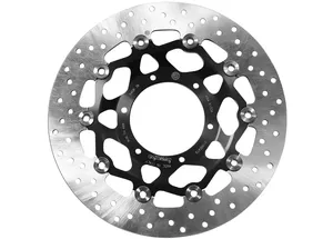 Disco de freno flotante Serie Oro Prime Line en acabado metálico
