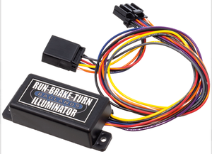 Iluminador Plug-In Badlands negro para motocicleta Harley-Davidson