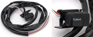 Conmutadores ergonómicos instalados en el manillar de una motocicleta Harley-Davidson modelo 1996-2013