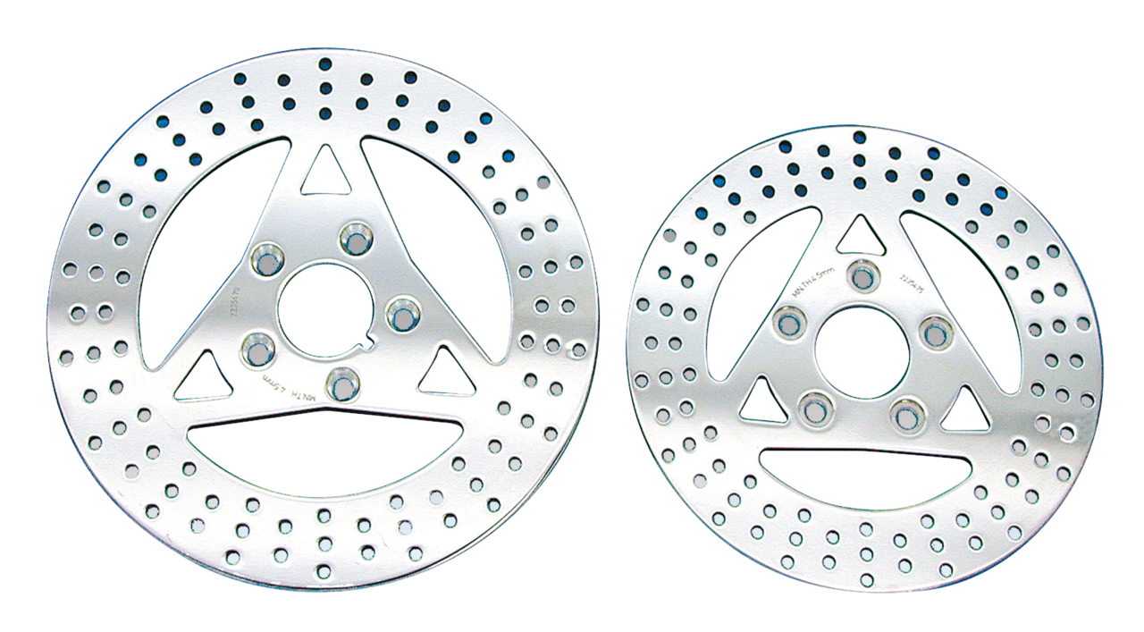 Disco de freno de acero inoxidable pulido para motocicleta