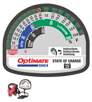 Tester Optimate para batería y alternador