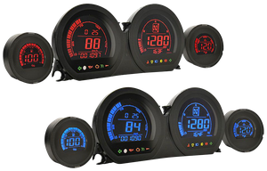 Set de intermitentes KOSO HD-03 LED negro para Harley-Davidson 2014-2020