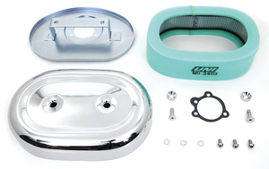 Filtro de aire ovalado estilo stock para motocicleta
