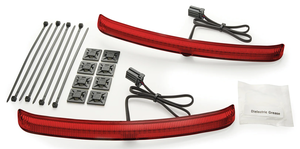 Luces de guardabarros instaladas en un Harley-Davidson Trike