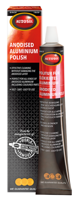 Frasco de pulido de aluminio anodizado Autosol para motocicletas