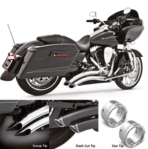 Manillar negro estilo custom con radio de curvatura pronunciado para motocicleta