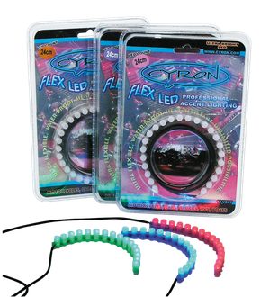 Tiras de luces de acento LED flexibles Cyron para personalización de motocicletas