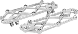 Reposapiés Diamond acabado oscuro tipo diamante para motocicleta