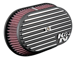 Filtro de aire K&N Street Metal de forma ovalada con malla metálica