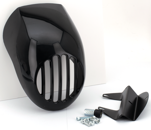 Visera de faro negra para motocicletas Harley-Davidson Dyna y Sportster