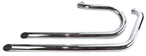 Juego de escapes laterales tipo Drag Pipe para motocicleta