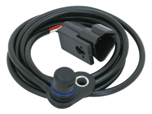 Sensor electrónico de velocidad para motocicleta, componente metálico cilíndrico con conector eléctrico