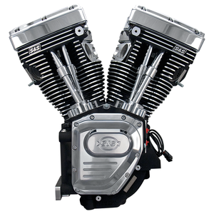 Motor S&S T-Series long block completo con culatas y bloque ensamblados