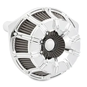 Depurador de aire serie Inverted de Arlen Ness para motocicleta