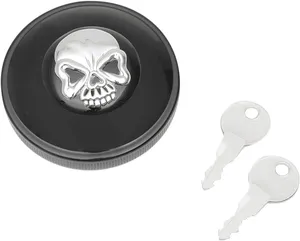Tapa de depósito roscada con diseño de calavera Skull para moto Harley-Davidson