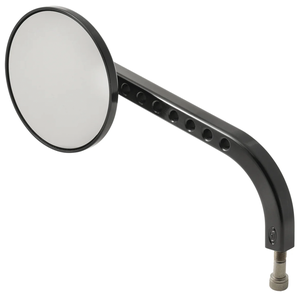 Espejos retro Joker Machine ViewTech 7 color negro mate para motocicleta