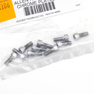 Conjunto de tornillos Allen cromados de grado 8 para motocicletas
