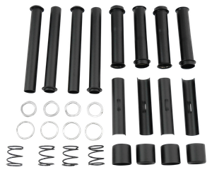 Kit de cubiertas de varilla empujadora de color negro mate para motor de motocicleta