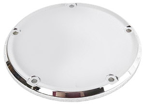 Tapa derby domed negra V-Twin Mfg para motor Harley Milwaukee Eight