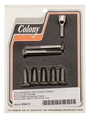 Kit de tornillos para tapa superior de transmisión de 4 marchas para Big Twin