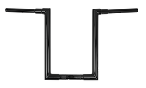 Manillar ape hanger Burly Fat Jason negro para Harley-Davidson Road Glide