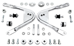 Soportes desmontables para equipaje Tour-Pak instalados en motocicleta