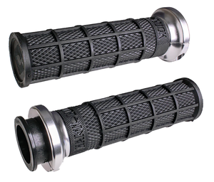 Puños deslizantes ODI Hart-Luck Lock-On Signature con textura Full Waffle