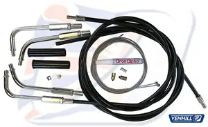 Cable de acelerador para motocicleta visto en detalle