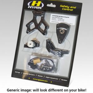 Amortiguador de dirección Hyperpro de aluminio para moto