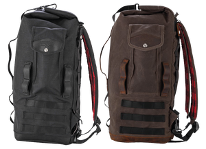 Línea de equipaje Voyager de Burly instalada en motocicleta