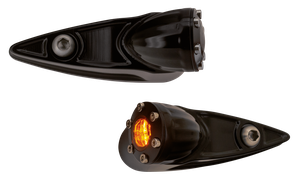Par de intermitentes delanteros Diamond Vity's Design para Harley-Davidson Road Glide