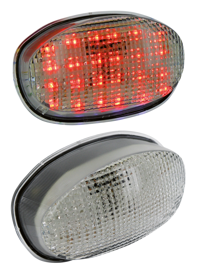 Piloto trasero Speed LED con intermitentes integrados para moto