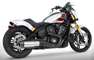 Par de silenciosos slip-on de 4 pulgadas para Indian Scout modelo 2025