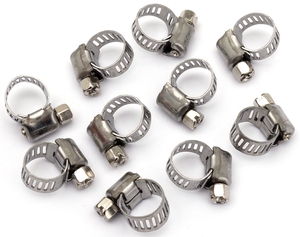 Bridas universales de acero inoxidable para montaje en motocicletas