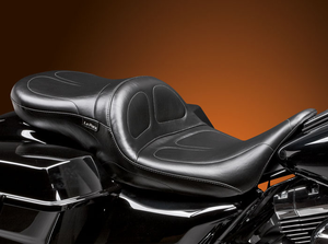 Asiento Le Pera Maverick negro para Harley-Davidson FLHT FLHS Road King