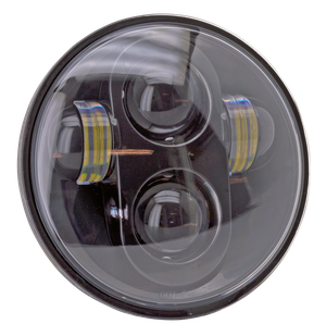 Faro delantero LED circular 5 3/4 pulgadas acabado Cyron Urban negro mate