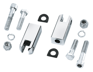 Par de articulaciones de reposapiés traseros para motocicleta Harley-Davidson