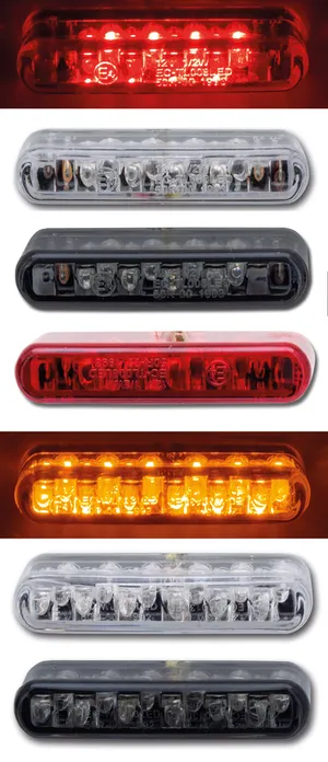 Piloto trasero LED personalizado con aprobación electrónica instalado en motocicleta